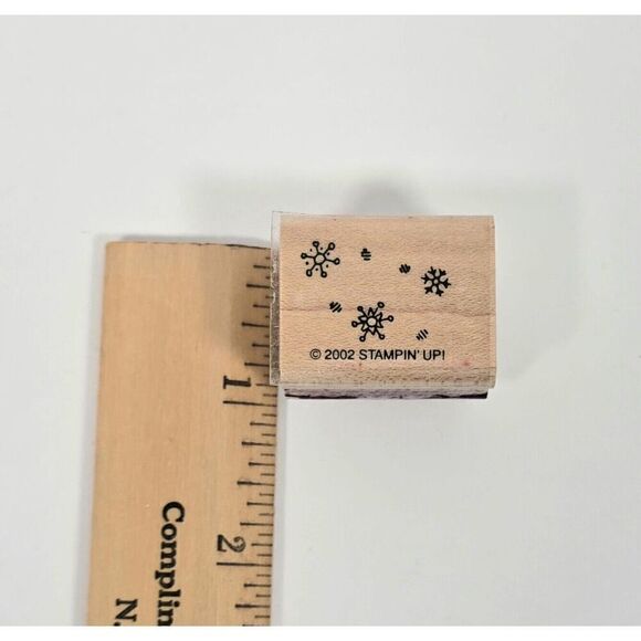 Vintage Stampin Up Snow Globe Stamps Set of 7 Christmas Snowman Castle Crafts - Picture 4 of 16